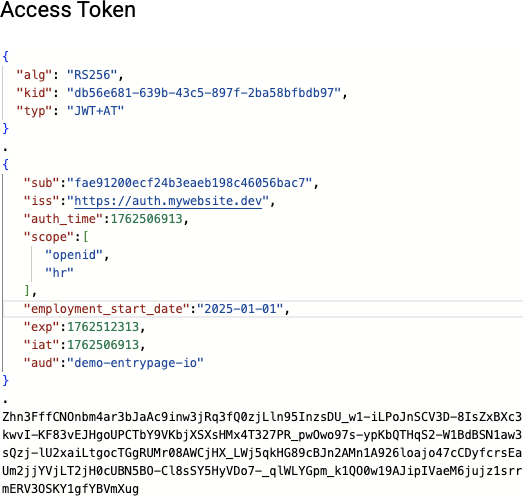 Custom Tokens - Result